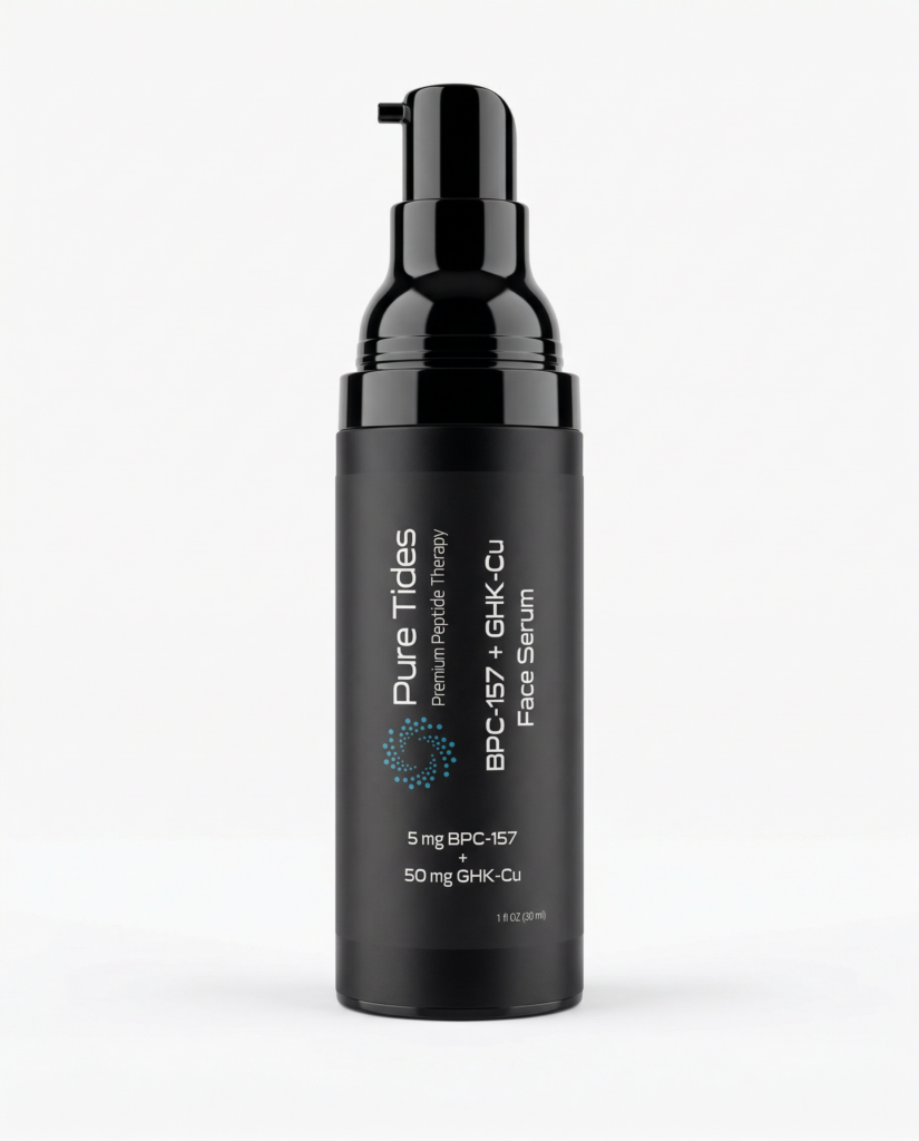 BPC-157+GHK-Cu Face Serum Skin Repair & Hydration | Pure Tides Therapy BPC-157+GHK-Cu Face Serum Skin Repair & Hydration | Pure Tides Therapy